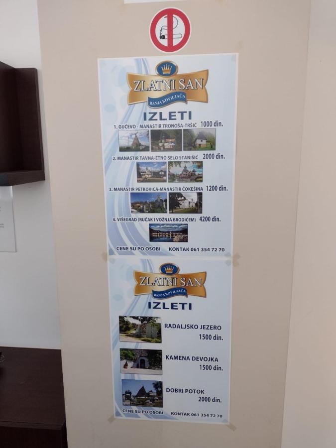 Zlatni San Hotel Banja Koviljaca Ngoại thất bức ảnh